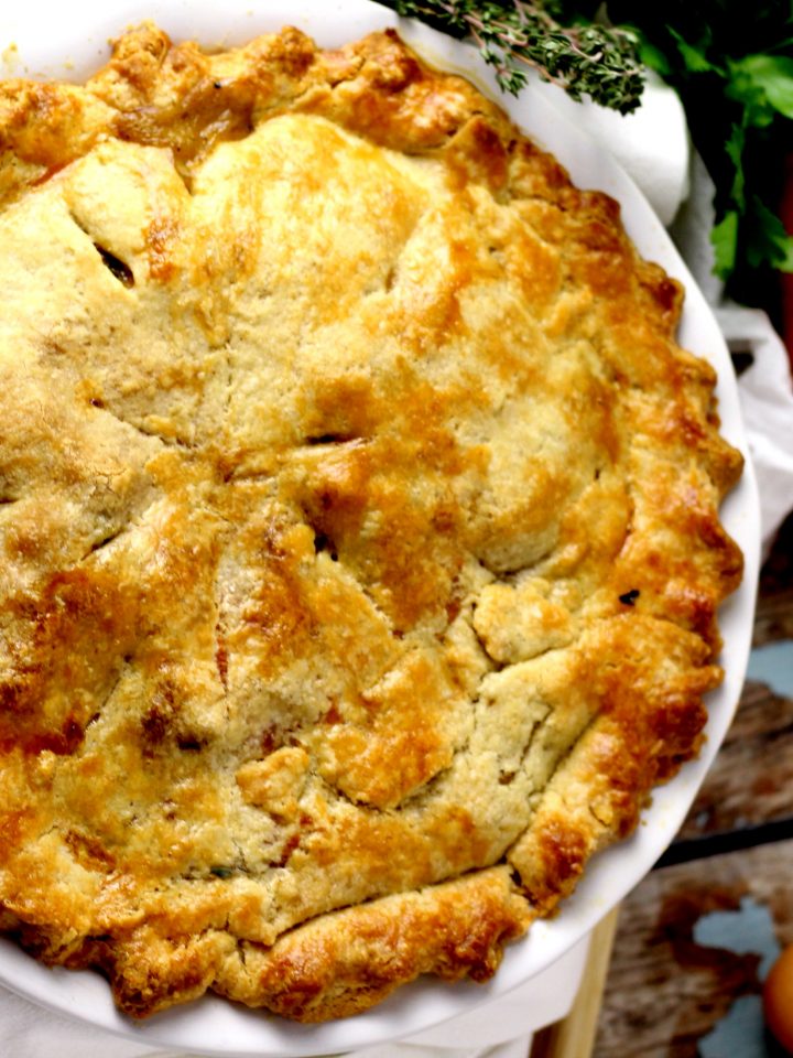 flaky turkey pot pie