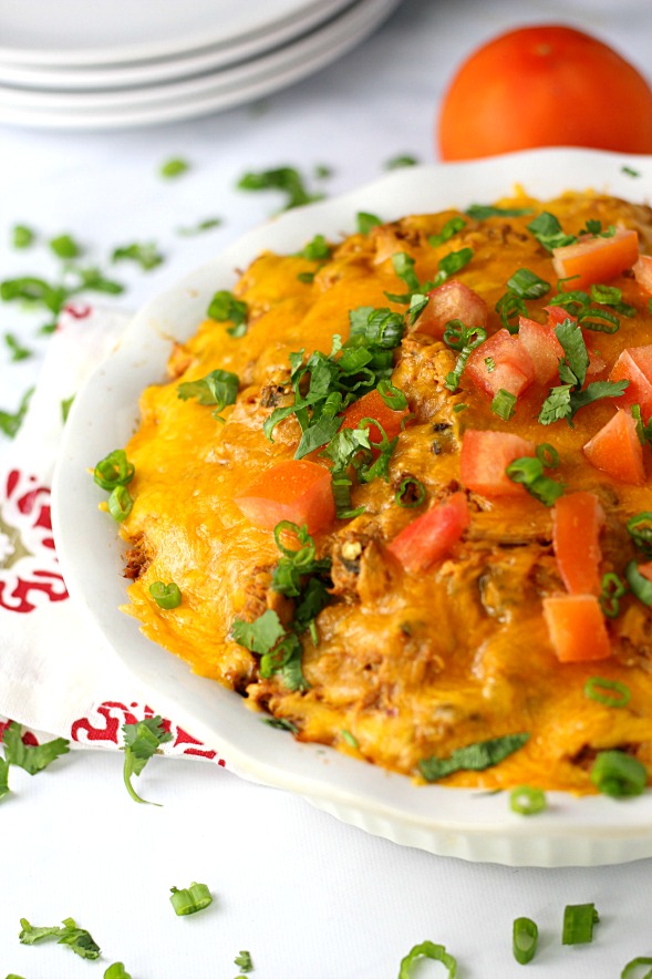 Chicken Tamale Pie|www.mannaandspice.com