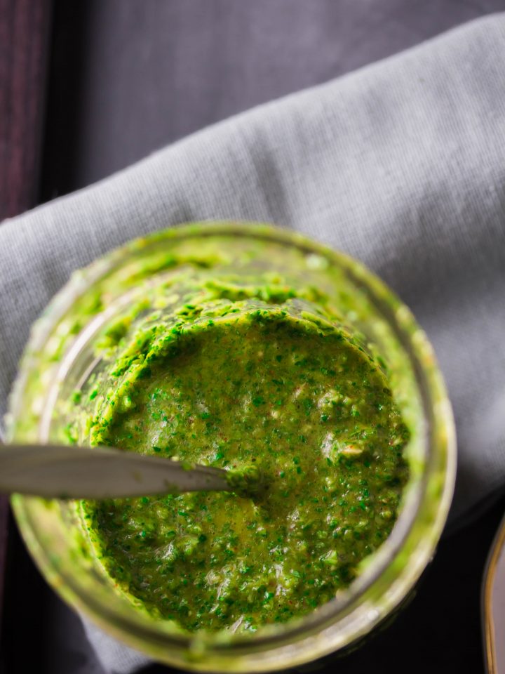 5 Minute Mint Chimichurri Sauce|www.mannaadspice.com